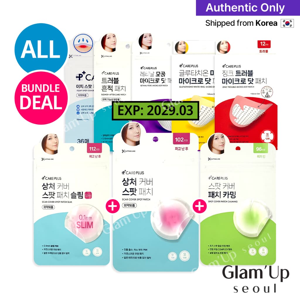 [Care Plus] Patch para Espinhas Hydrocolóide l Adesivo para espinha (Original / Big / Calming / Micro Dot / Salicylic / Glutathione / Retinol) Careplus