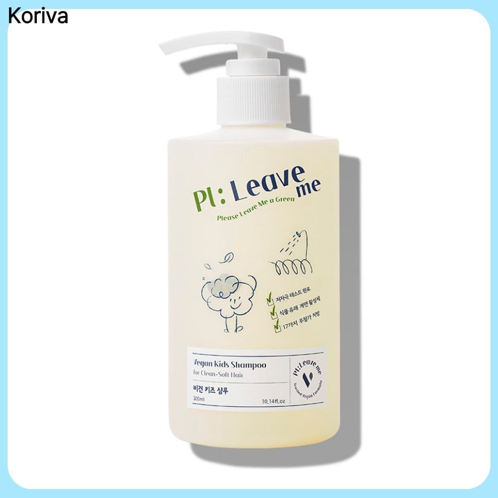 PL:LEAVE ME Vegan Kids Shampoo 300ml Aroma Floral Lavagem Diária De Cabelo Para Crianças