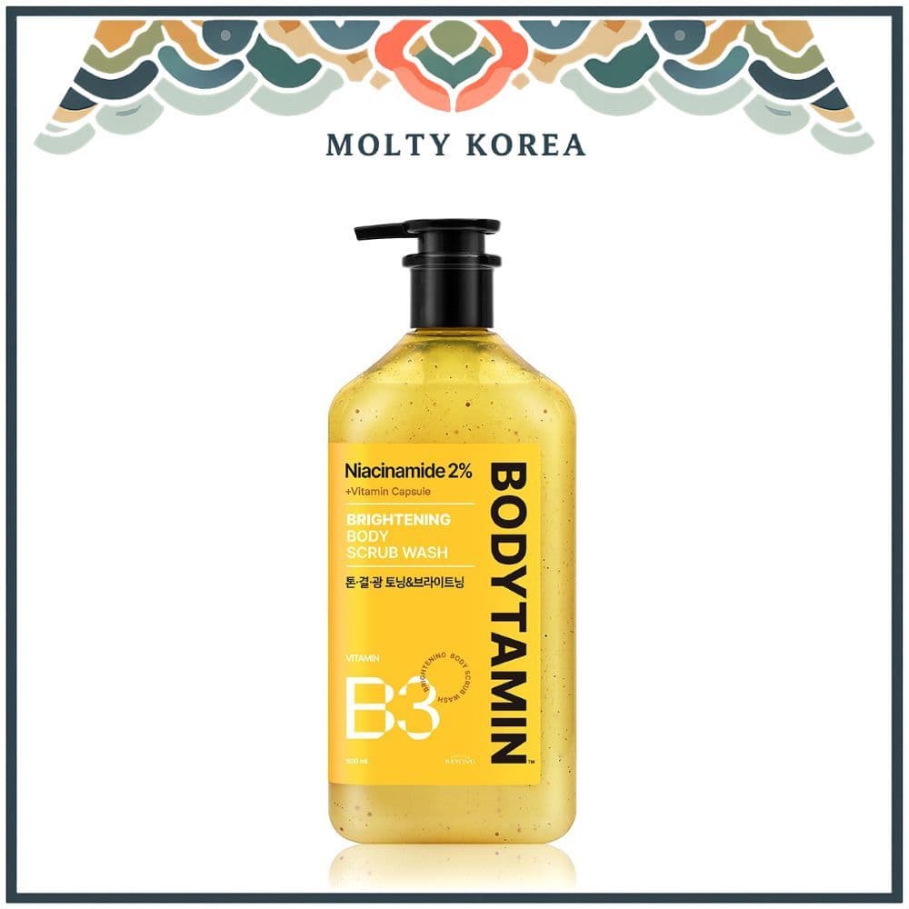 [Além] Bodytamin Brightening Body Scrub Wash 500ml/Esfoliante Corporal E Tonificante