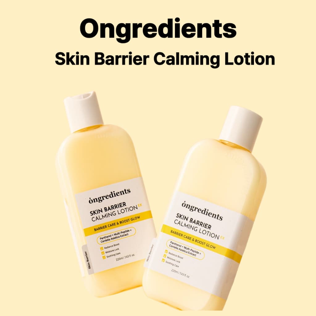 Ongredients Skin Barrier Centella Asiatica Loção Calmante Barreira Da Pele (220ml) | Cuidados Com A Sensível K-Beleza Di