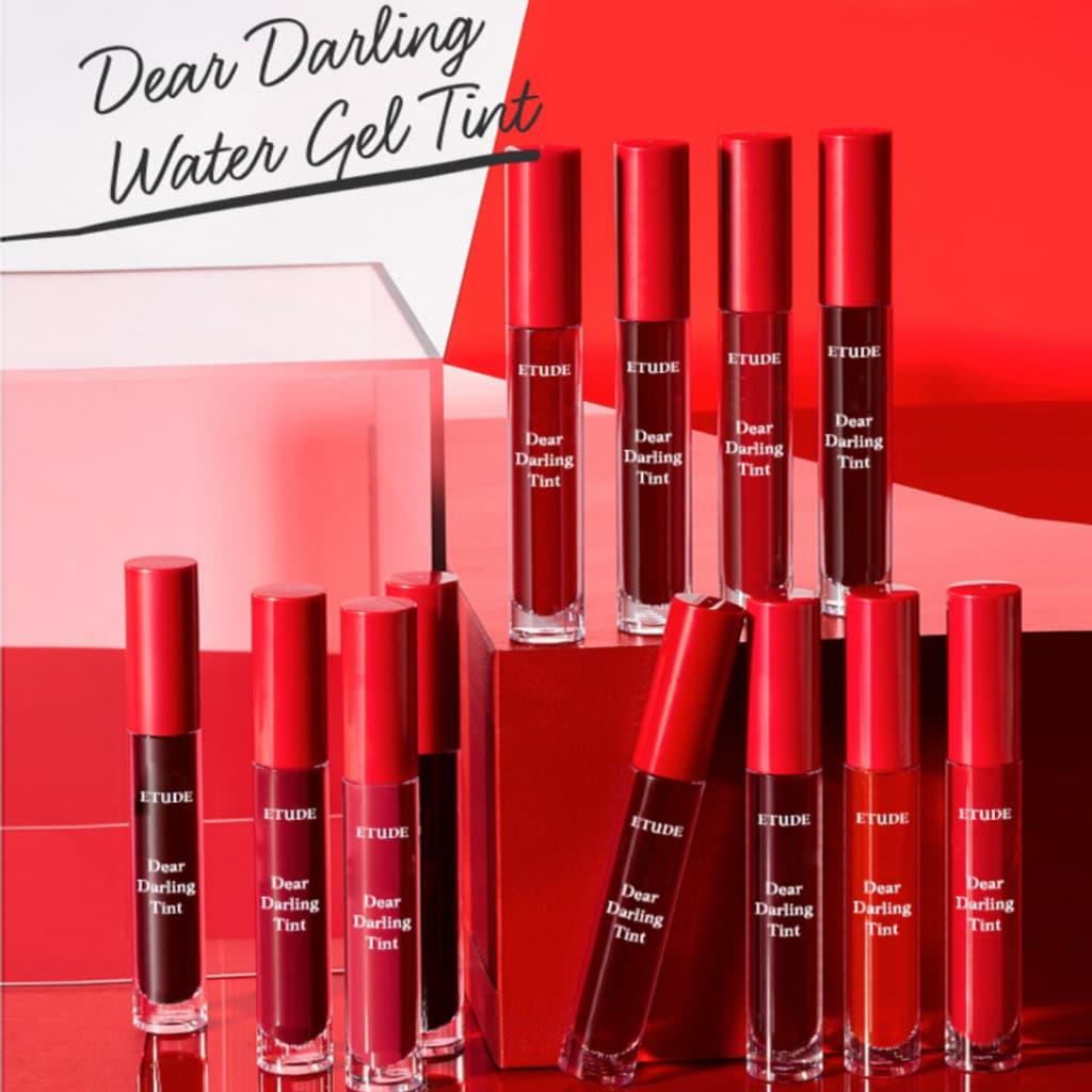 [ETUDE] Dear Darling Water Gel Tint/Lip & Stain/Maquiagem Hidratante Labial Suculenta De Cor Vívida De Longa Duração