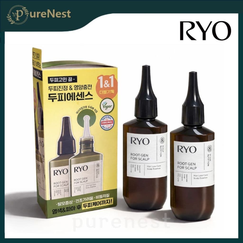 [RYO] Root:Gen Hair Loss Scalp Essence 80ml (Essência Vegana E Refrescante Para Cuidados Com O Couro Cabeludo)
