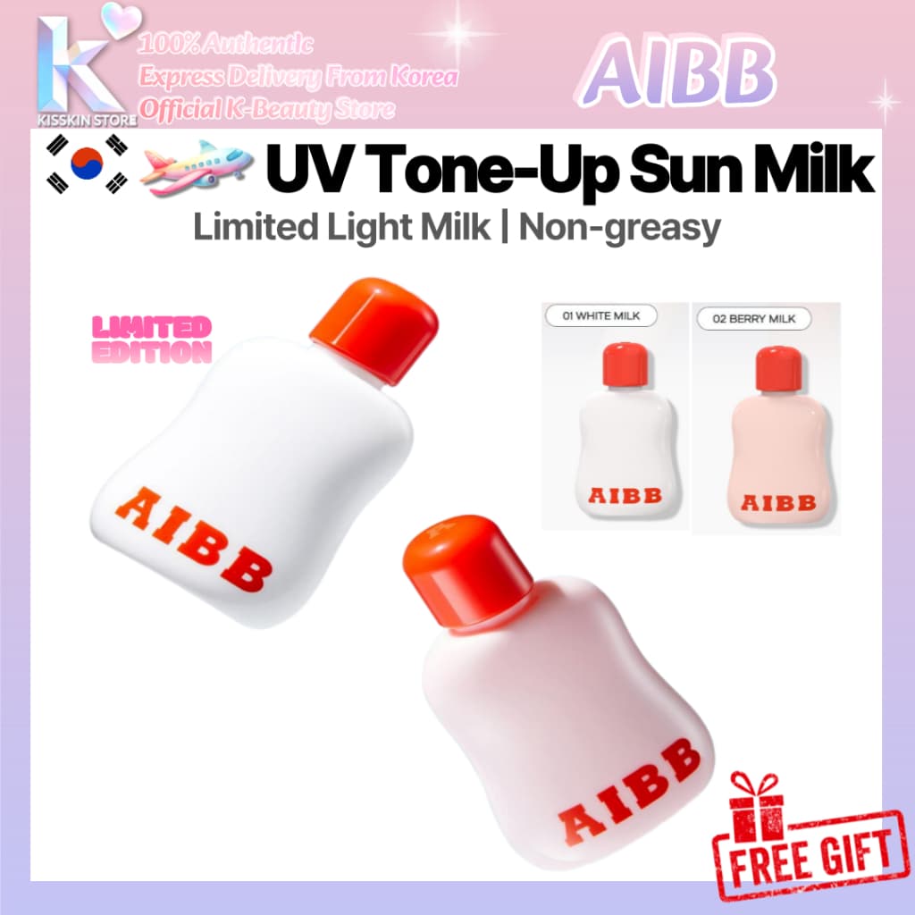 AIBB A'PIEU UV Tone Up Sun Milk Protetor Solar Iluminador 30ml-Envio Direto Da Coreia