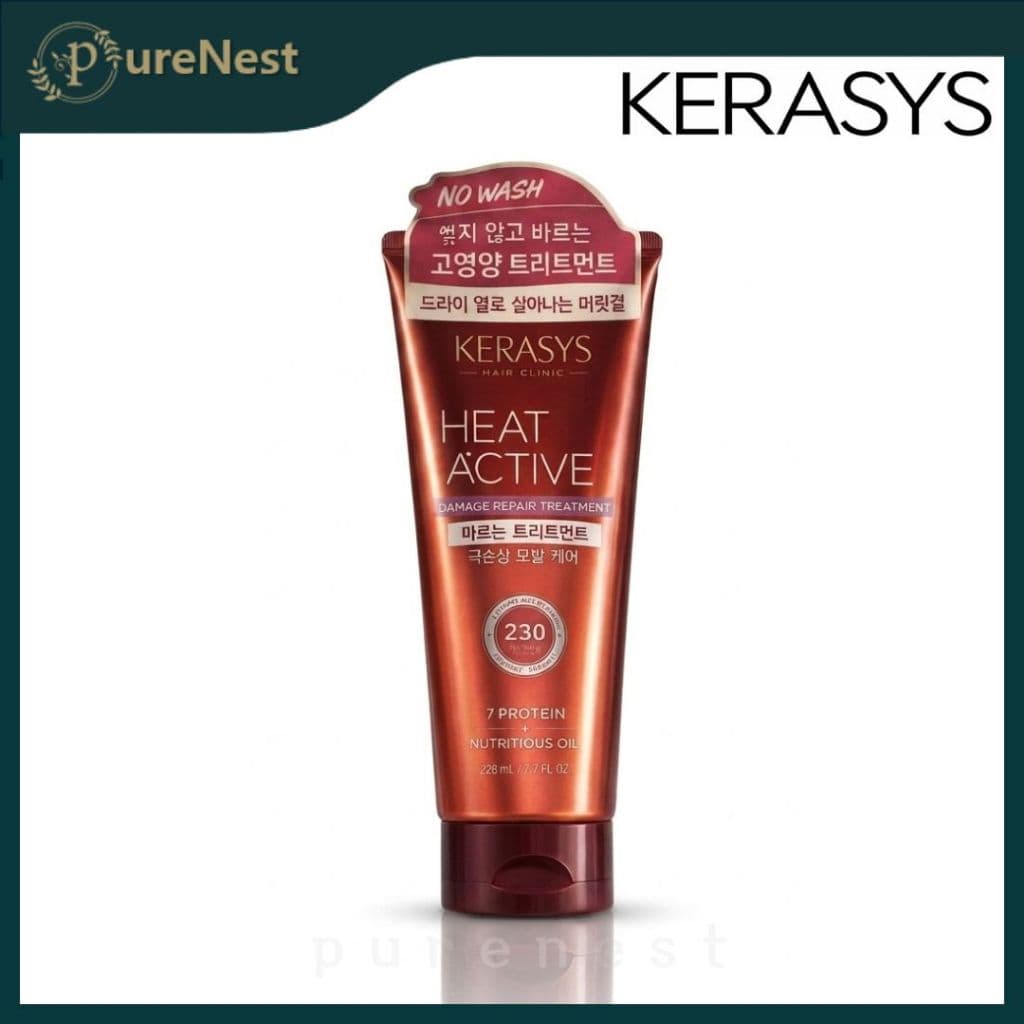 [KERASYS] Tratamento Leave-in Heat Active para Cabelos Extremamente Danificados 220ml