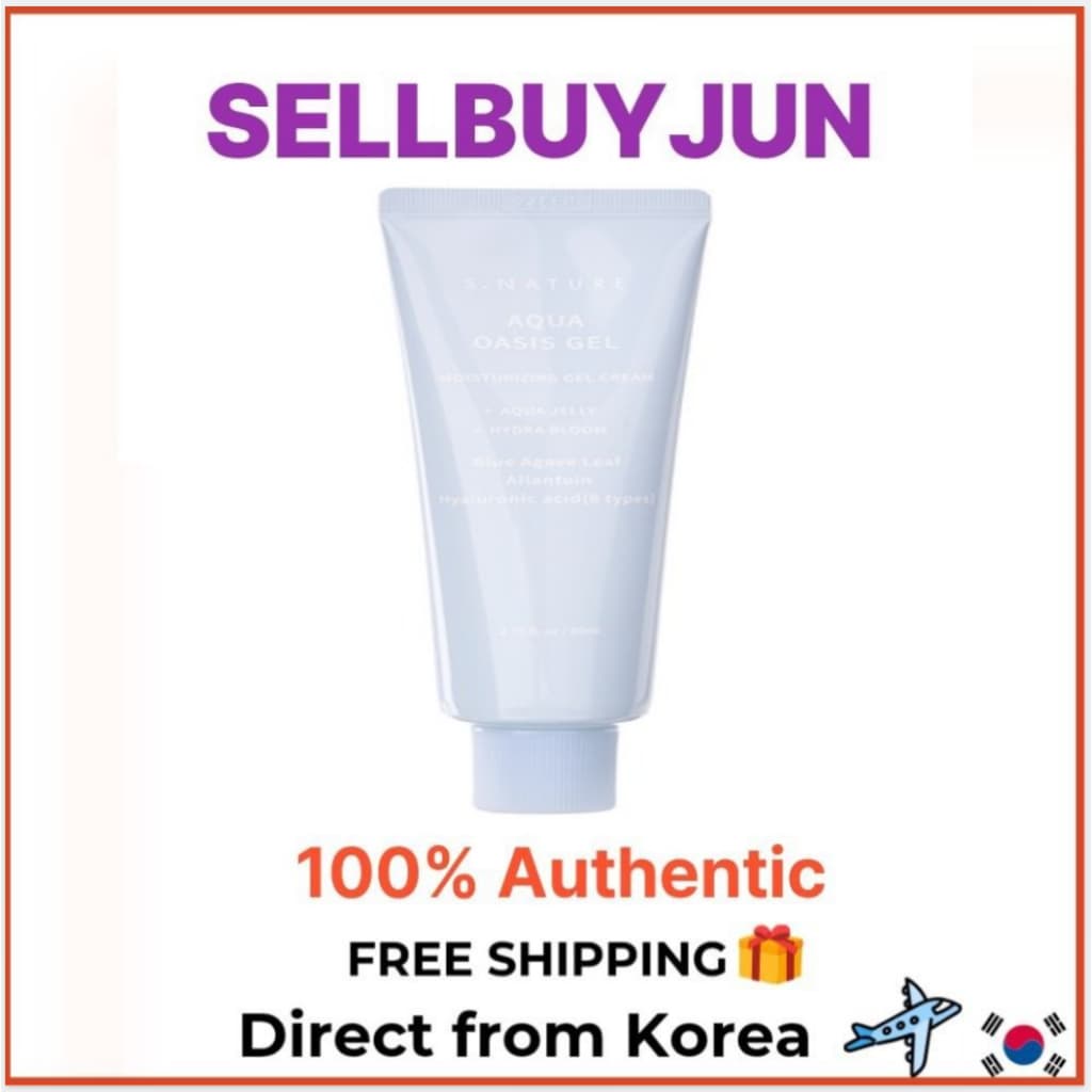 [S.Nature] Creme Gel Calmante Água Aqua Oasis 80ml | Hidratante Facial