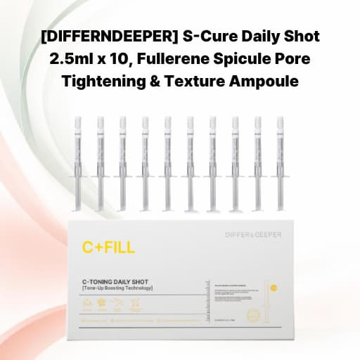 [DIFFER & DEEPER] C-Toning Daily Shot 2.5ml x 10 , Ampola Iluminadora De Glutationa Vitamina