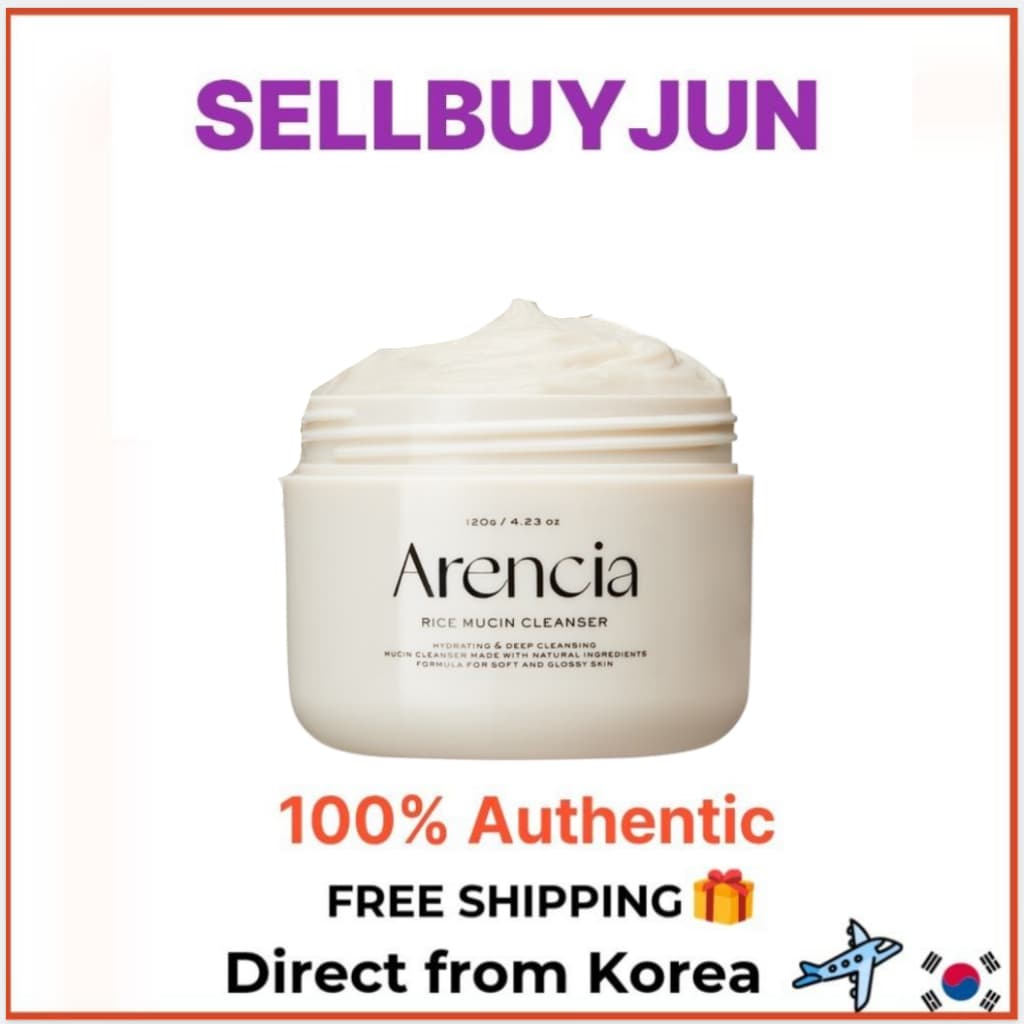[Arencia] Pasta De Limpeza Facial Rice Mucin 120g | Lavagem Suave