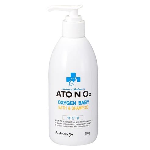 ATONO2 Oxygen Banho E Shampoo Cítrico (300g , 1ud) | Limpador Multifuncional Suave Com Aroma Refrescante Cuidados O Bebê
