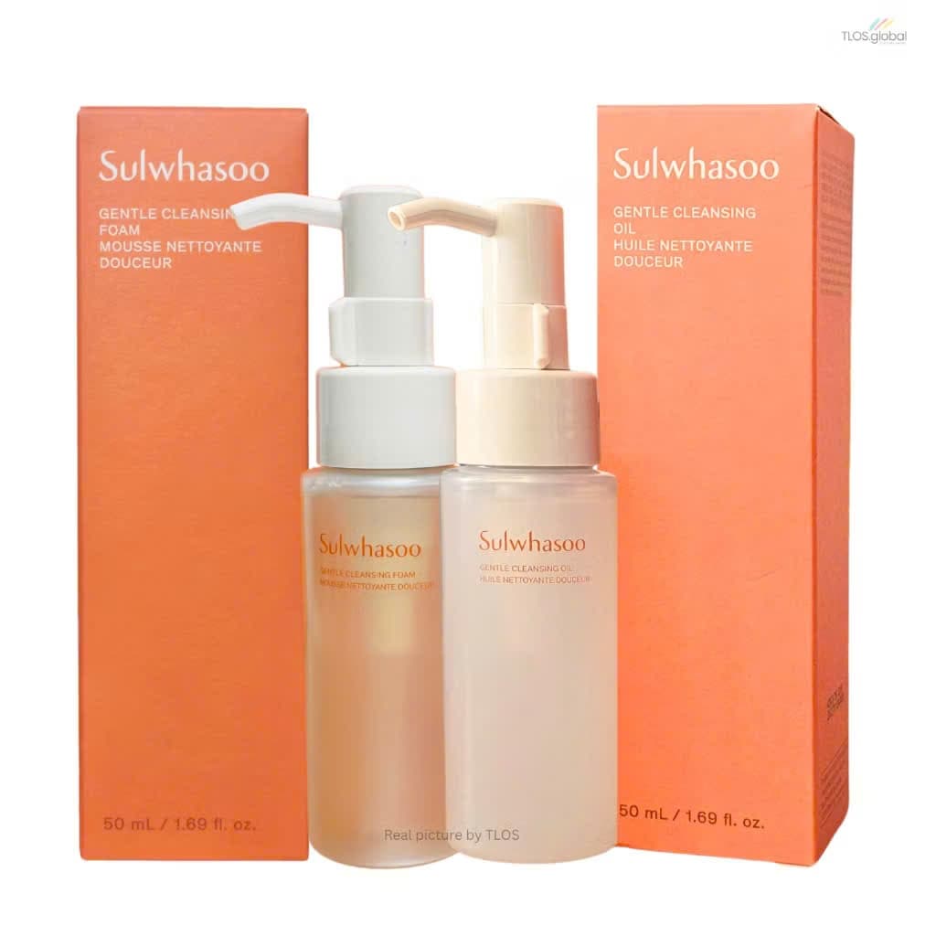 Sulwhasoo gentle cleansing oil 50ml + cleansing foam ex 50ml