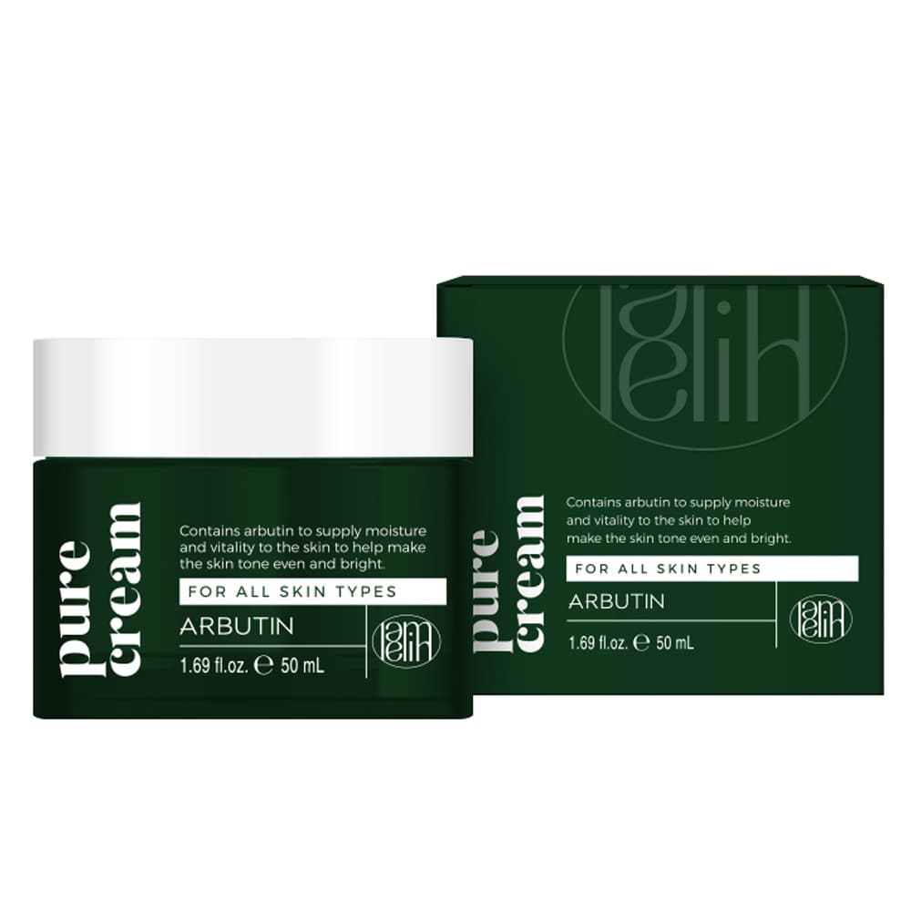 Lamelin Arbutin Pure Cream 50ml Creme Facial Hidratante Diário Para Cuidados Com A Pele Leve
