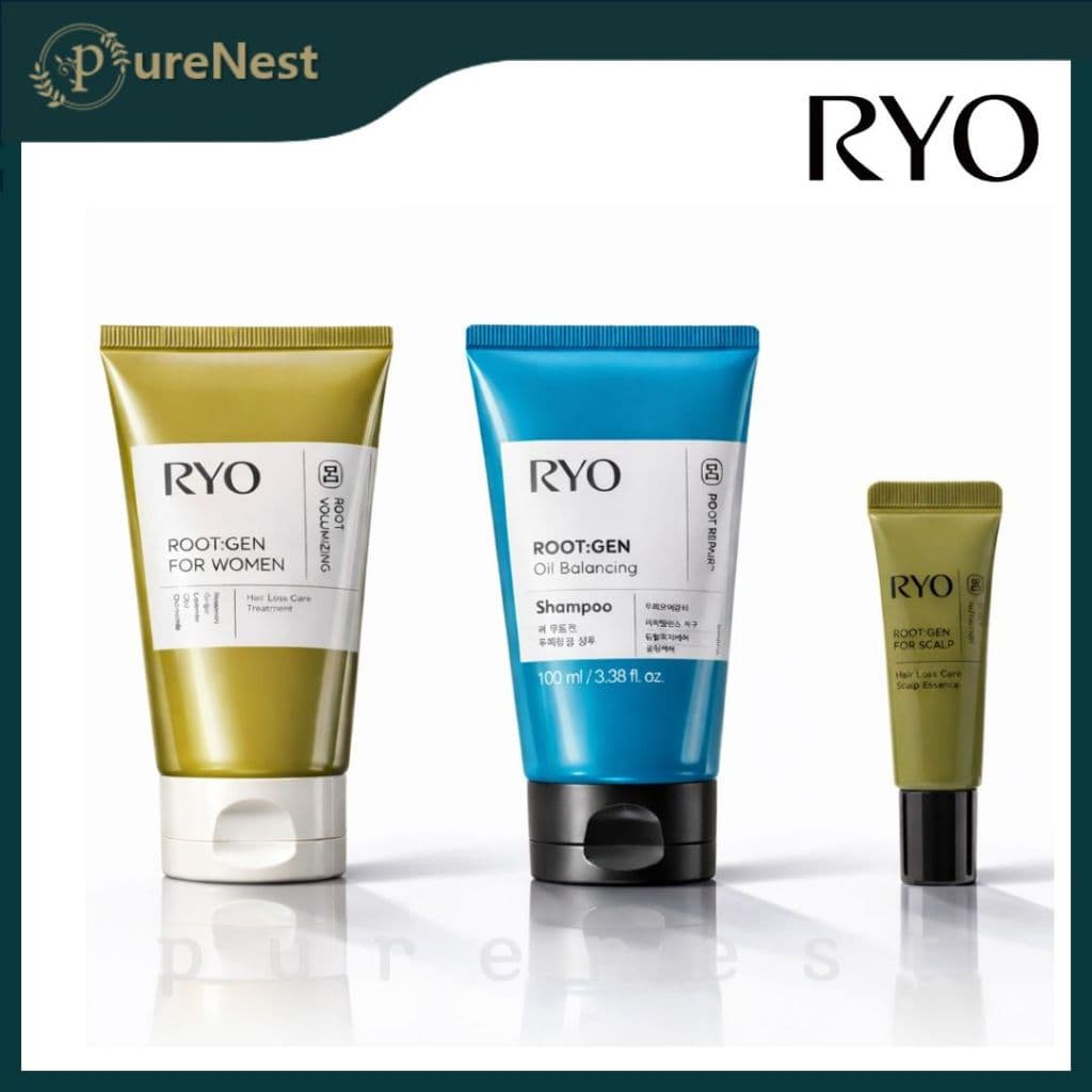 [RYO]Root:Gen Essência 10ml / Root:Gen Shampoo Antiqueda 100ml / Root:Gen Shampoo Oil Balancing 100ml (Viagem/Portátil)