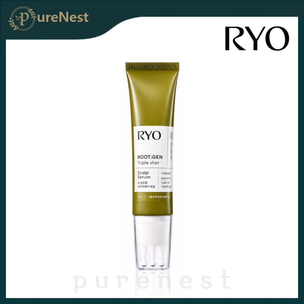 [Ryo] Root:Gen Triple Shot Scalp Repair Serum 60ml | Sérum Calmante para Couro Cabeludo