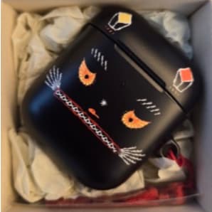 [K-Heritage] Capa Fofa Tradicional Coreana " Hogeon " Tiger AirPods (Somente 1/2 Gen)-Lembrança Oficial Do Museu Naciona