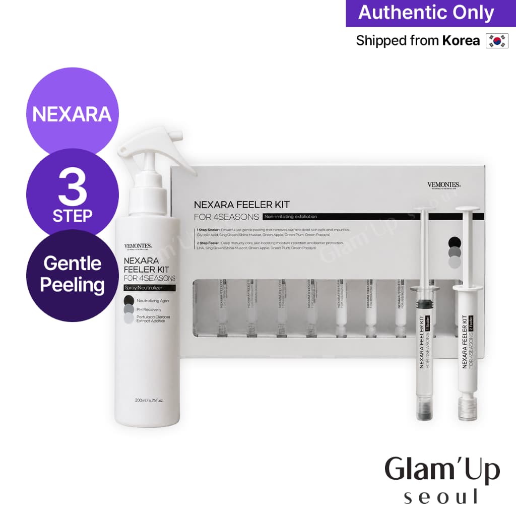 [Vemontes] Kit Nexara Feeler Para Raspador E Enchimento De 4 Estações-Clínica Estética Coreana Cuidados Com A Pele