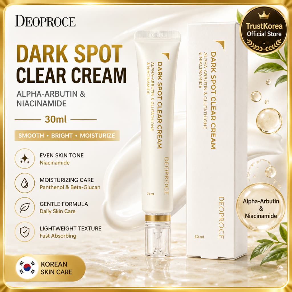 DEOPROCE Creme Transparente Para Manchas Escuras 30ml Facial Hidratante Cuidados Com A Pele Diária Beleza Coreana