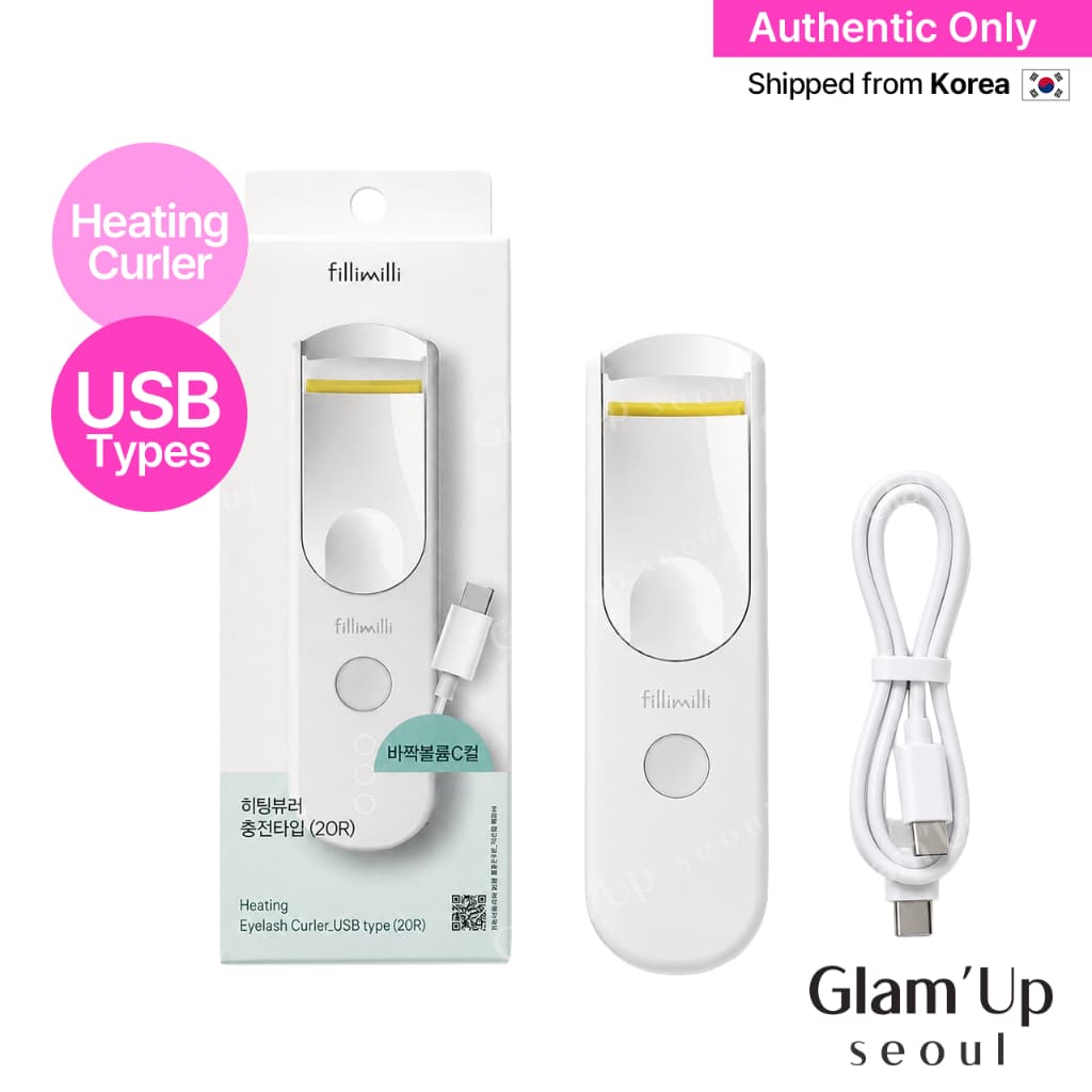 🇰🇷 [Fillimilli] Modelador De Cílios Com Aquecimento Tipo De Carregamento USB