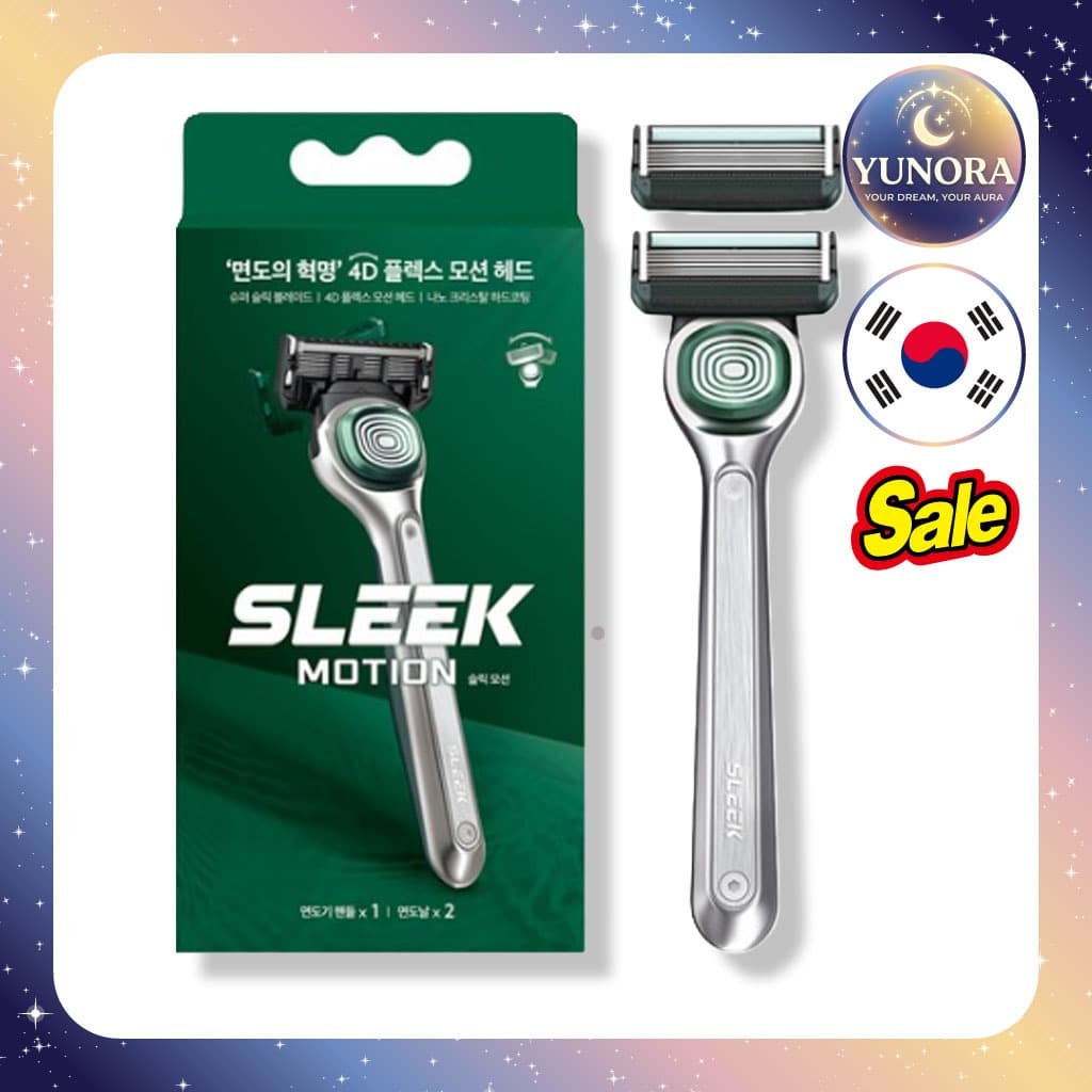 [DORCO] Navalha De Movimento Elegante Com 2 Lâminas 1 Conjunto/Barbear Coreana/Kit De Higiene Masculina