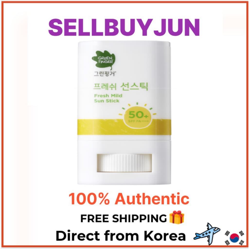 [Greenfinger] Bastão De Sol Fresco Suave 15g 1P | Fps50 + PA + Protetor Solar Transparente Diário Em Para Pele Sensível