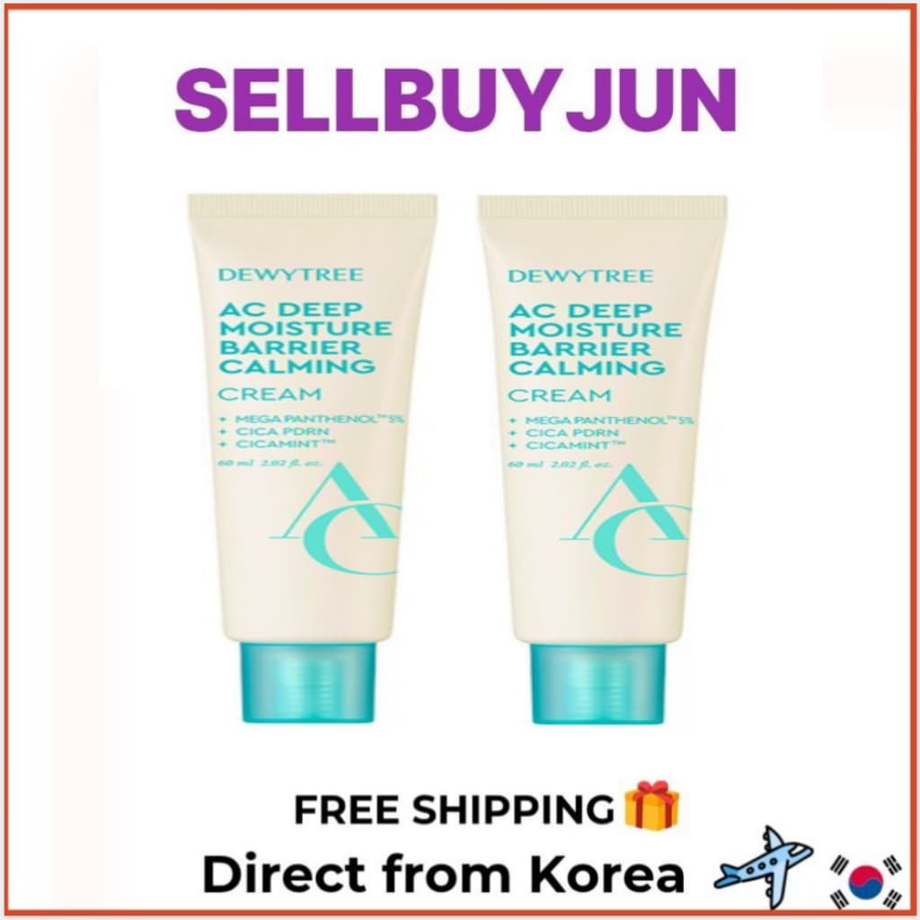 [DEWYTREE] Conjunto De Creme Calmante Profundo AC 60ml 2 Unidades | Cuidados Faciais