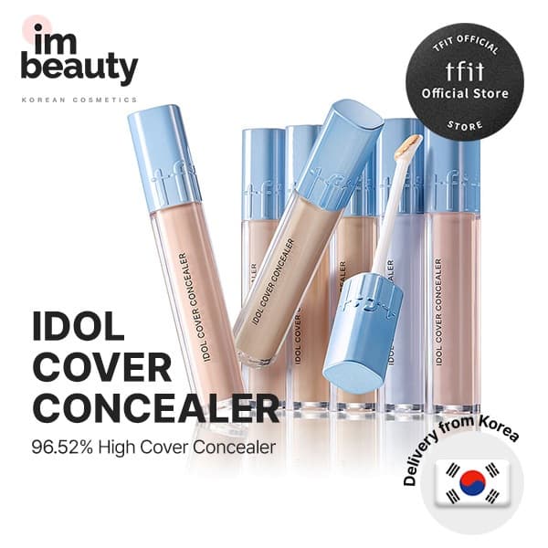 [TFIT Oficial] Corretivo Idol Cover 6.5g (Alta Cobertura Impecável/Nova Embalagem)