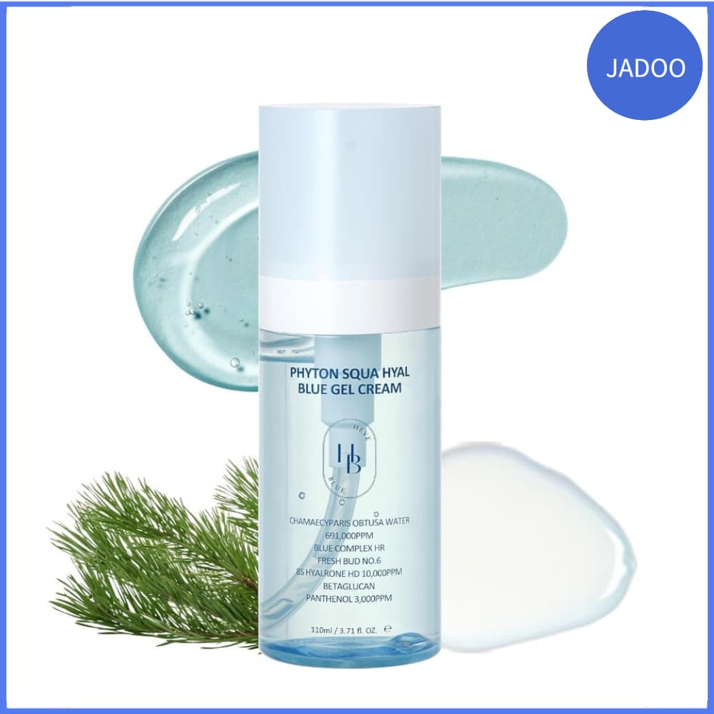 HEVEBLUE Phyton Squa Hyal Blue Gel Cream-Pele Sensível , Cuidados Com A Coreano , Vegano , Hipoalergênico , Aumenta Hidratação , Creme Calmante