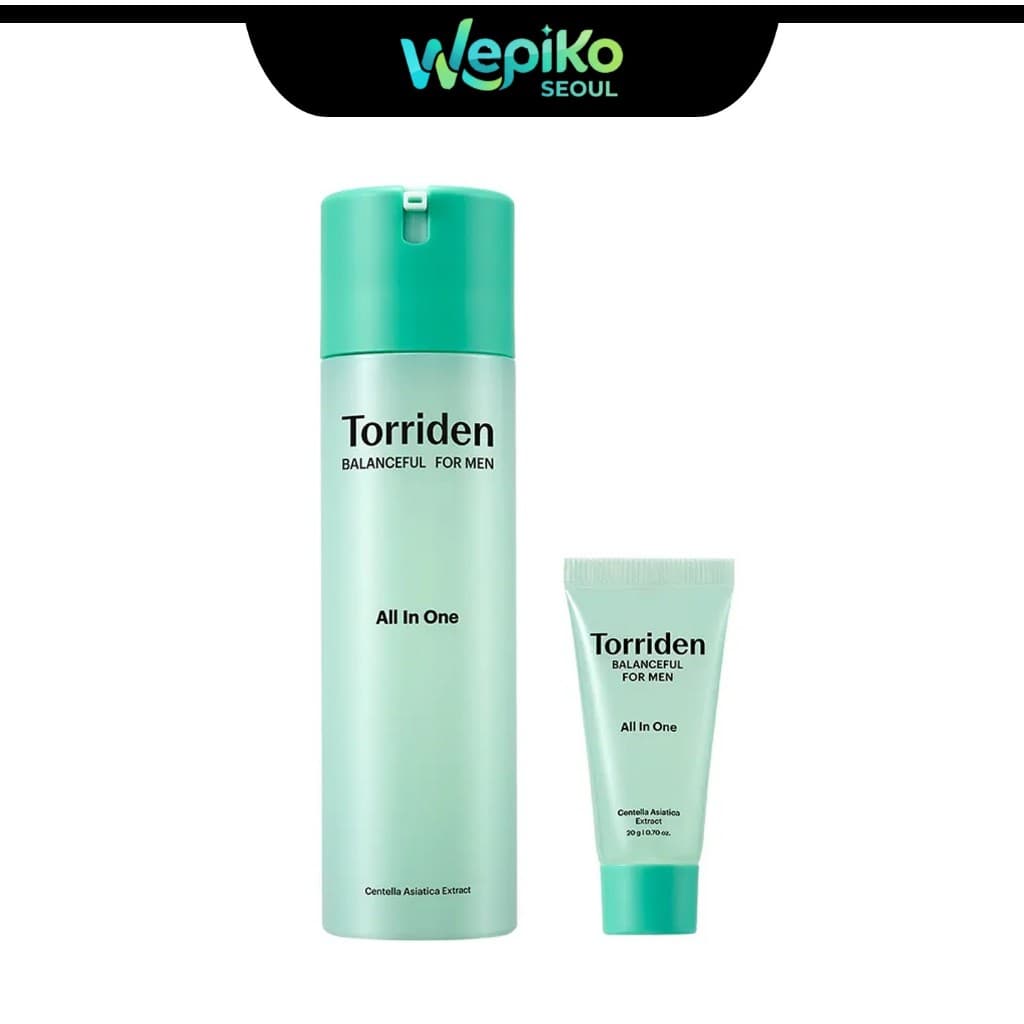 TORRIDEN Balanceful for Men Cica All-In-One 200g Hidratante Coreano Para Controle De Óleo Homens