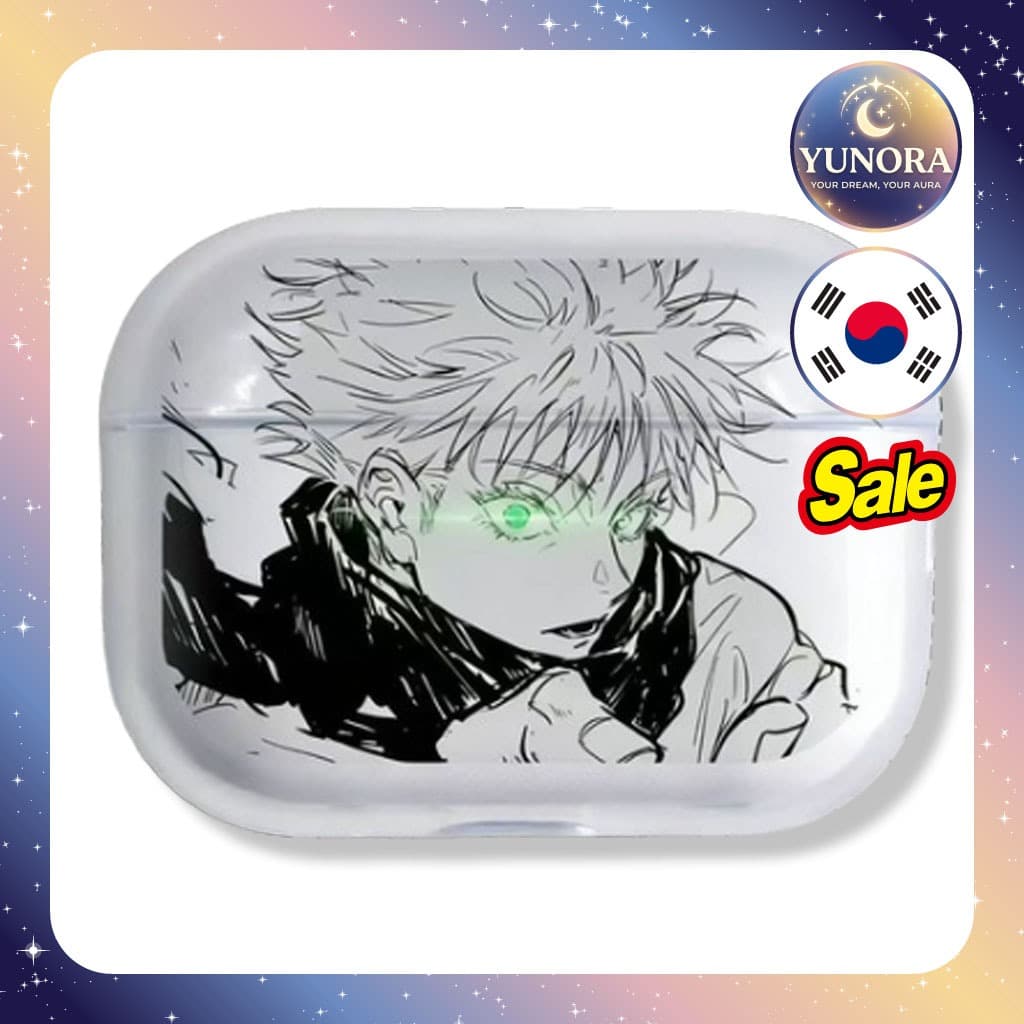 Capa Gojo AirPods Generation 1 Unidade/Coreana Para Protetora Fone De Ouvido De Anime