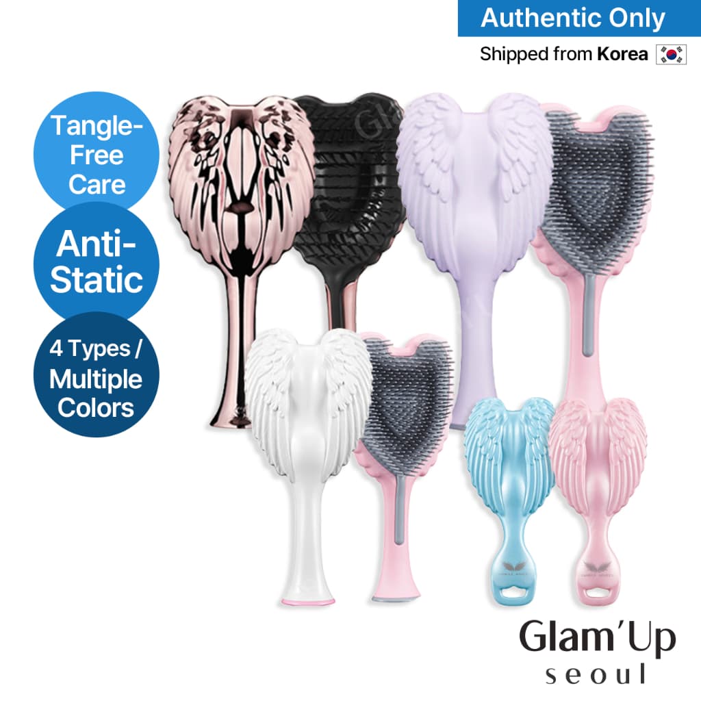 [Tangle Angel] Escova De Cabelo Desembaraçadora Antiestática 4 Tipos-Original 2.0/PRO/Querubim Baby 2.0 l Fácil Limpeza