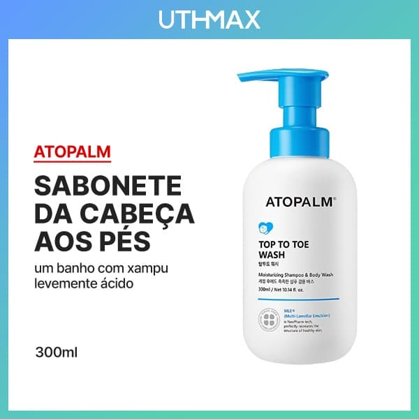 [ATOPALM] Lavagem Da Cabeça Aos Pés 300ml