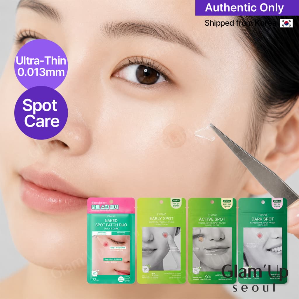 [Franz] Série De Adesivos Para Manchas Nuas 72 Unidades-Cedo/Ativo/Escuro/Duo | Hidrocolóide Ultrafino Invisível Sob Proteção UV De Maquiagem