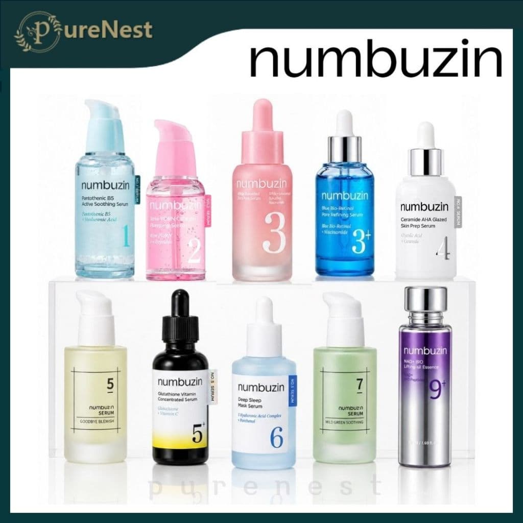 [NUMBUZIN] Coleção De Soro Facial 30ml/50ml Renovação-Ácido Pantotênico/Rosa PDRN/Azul BIO Retinol/Ovo/Glutationa/Sono P
