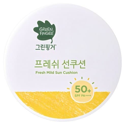 Almofada Solar Bebê Suave Fresca Dedo Verde Fps50 + PA + 12g | Proteção UV Para Crianças De Umidade Hipoalergênica