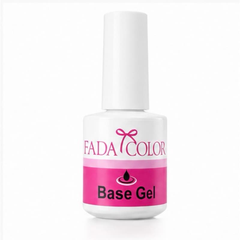 Base Gel UV/LED Fada Color 15ml – Alta Aderência para Alongamento e Esmaltação em Gel
