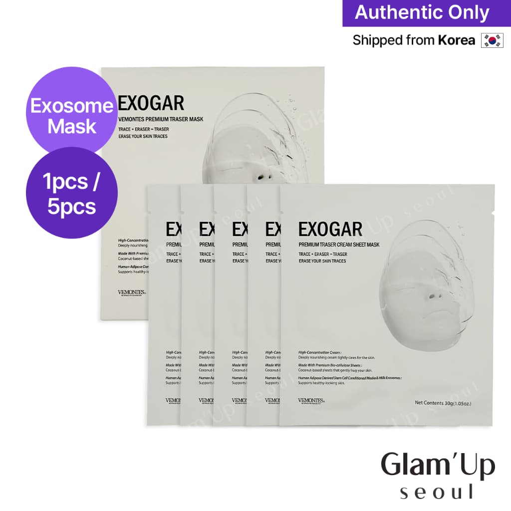 [Vemontes] Máscara Exogar Premium Traser 30g x 5 Folhas-Traço + Borracha +