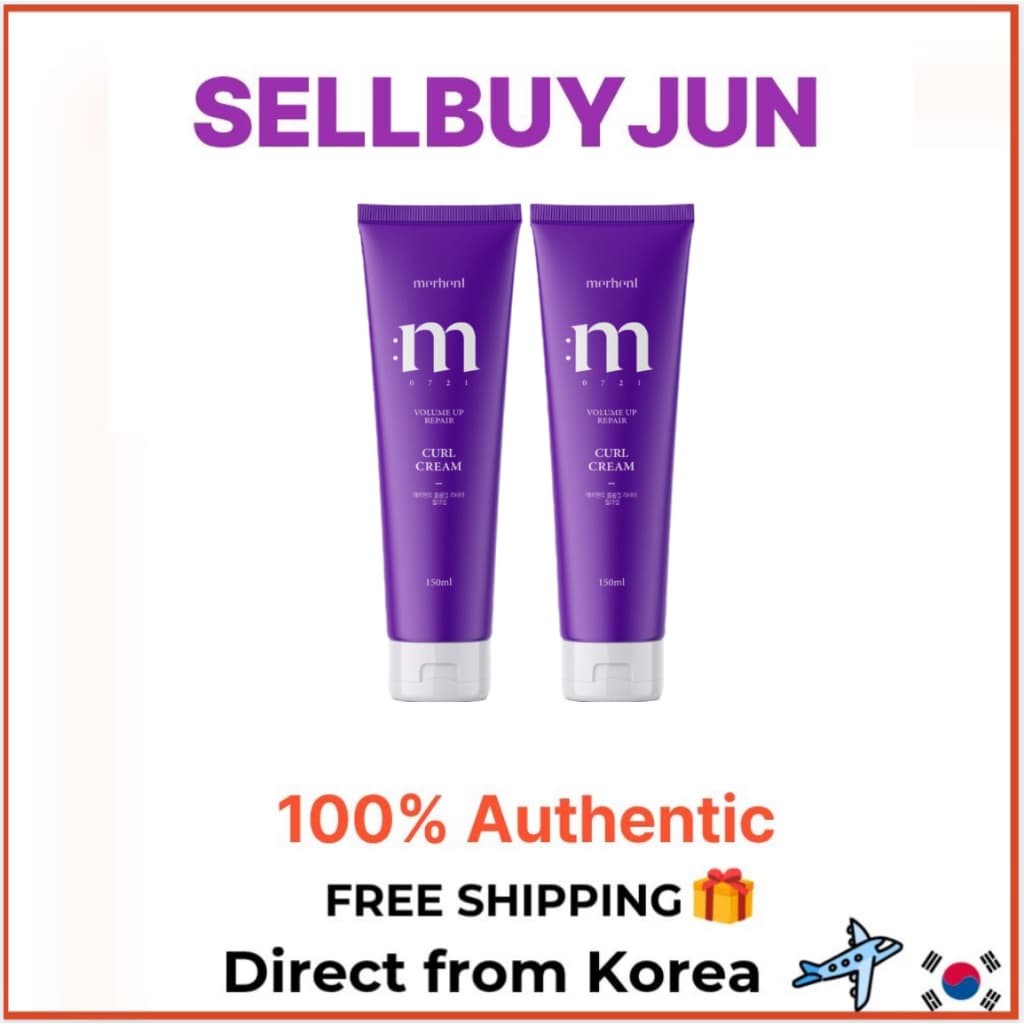 [Merchent] Essência De Creme Para Cachos Reparador De Volume 150ml 2 Unidades | De Cabelo Modelador Diário K-Beauty