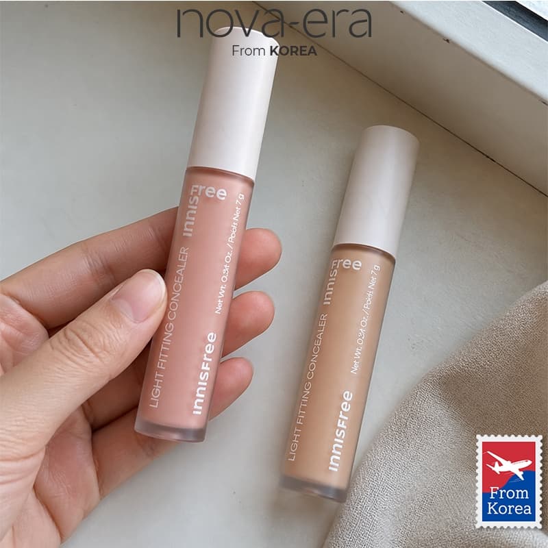 innisfree Light Fitting Concealer Dark Circle Cover 7g Corretivo para a Área dos Olhos Maquiagem Corretiva de Cor
