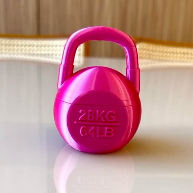 Pote para armazenar Suplementos | Whey | Creatina 50mg Kettlebell
