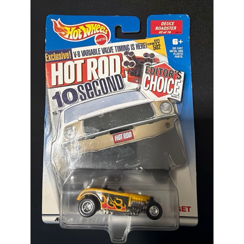 2003 Hot Wheels Deuce Roadster Hot Rod 10 Second Target Exclusivo 3/16 Editors Choice