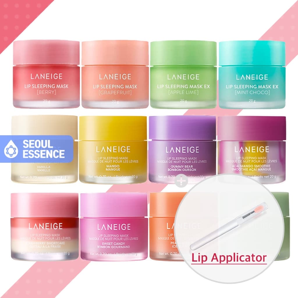 Máscara Labial LANEIGE EX 20g-Baga , Toranja , Maçã , Limão , Chocolate De Menta , Baunilha , Manga , Ursinho De Goma , Doces , Chá Gelado De Pêssego
