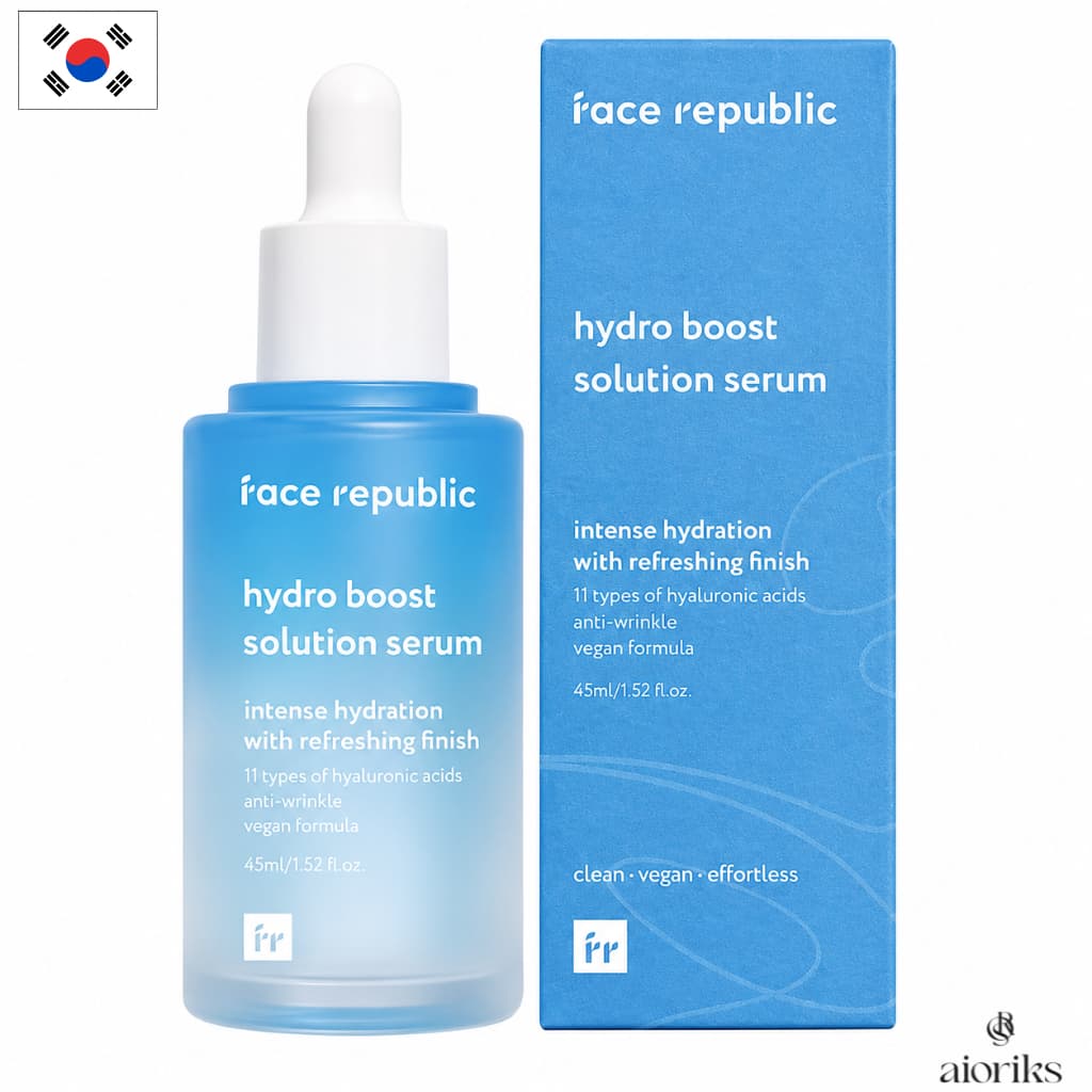 Sérum Coreano Face Republic Hydro Boost 45ml | 11 Ácidos Hialurônicos, Hidratação Intensa e Glow