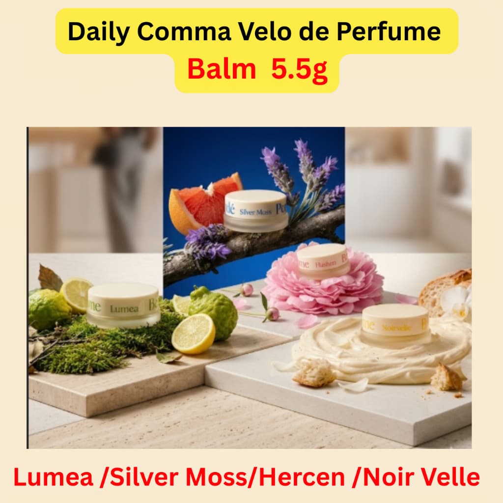 Diário Comma Velo de Perfume Bálsamo 5.5g Sólido Portátil Fragrância Hidratante Viagem Bolso