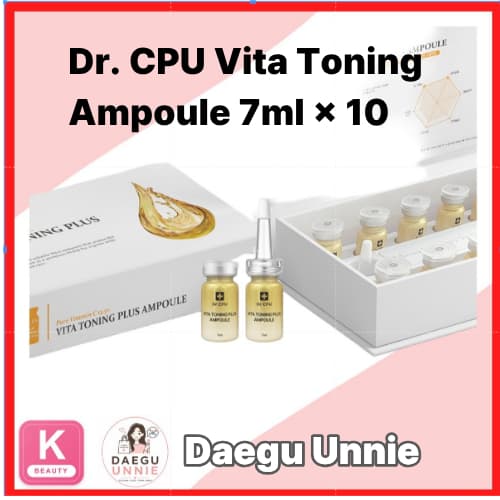 Dr . Ampola Tonificante CPU Vita 7ml 10 , Soro Hidratante De Vitamina Para Cuidados Com A Pele/Coreana