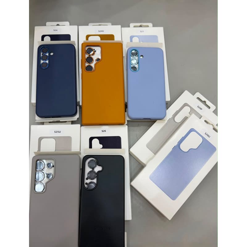 Capa premium  couro para Android linha s s24/s24ultra/s25/s25ultra/s26/s26plus/s26ultra