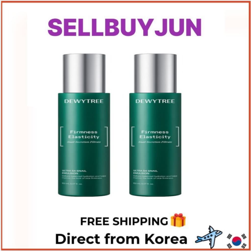 [DEWYTREE] Conjunto De Emulsão De Caracol Intensiva Ultra S4 150ml 2 Unidades | Cuidados Com A Umidade