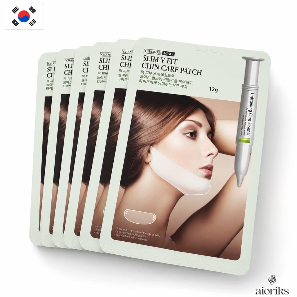 Máscara Coreana para Papada V-Line | Chin Care Patch Efeito Lifting e Firmeza | 12g
