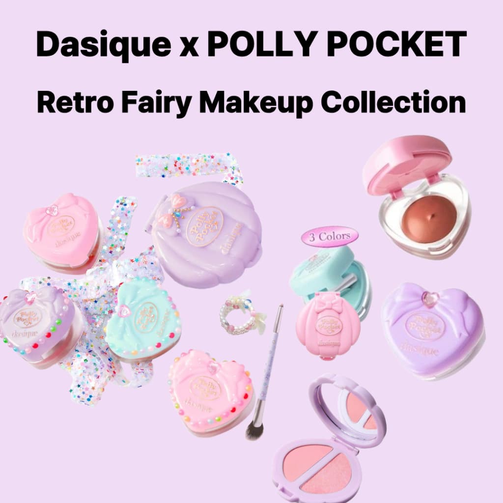 DASIQUE Coleção Limitada Polly Pocket | Paleta De Blush/Sombras / K-Beauty / BusanPick