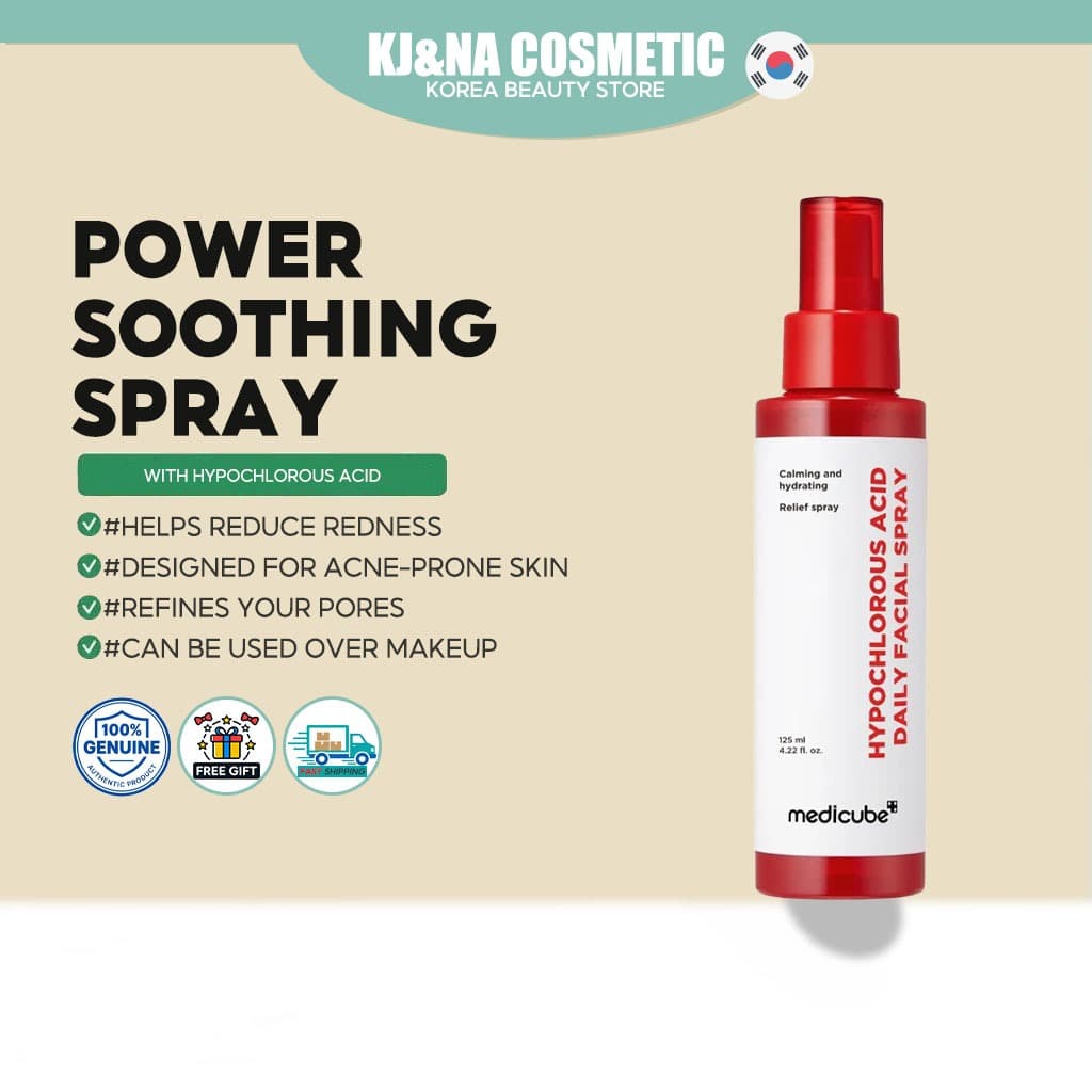 medicube Power Spray Calmante Com Ácido Hipocloroso 125ml
