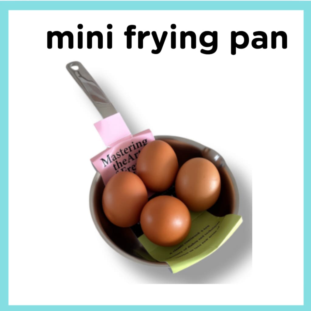 Mini Frigideira De Aço Inoxidável 304 , 12cm , 1 Unidade/Panela