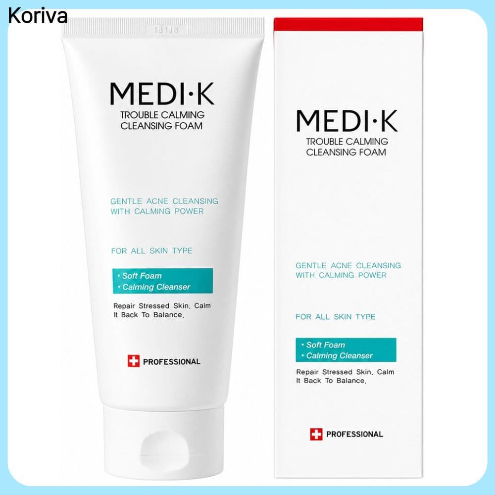 Medikey Trouble Espuma De Limpeza Calmante 200ml Cica Limpador Facial Diário Lavagem Hidratante 1 Unidade