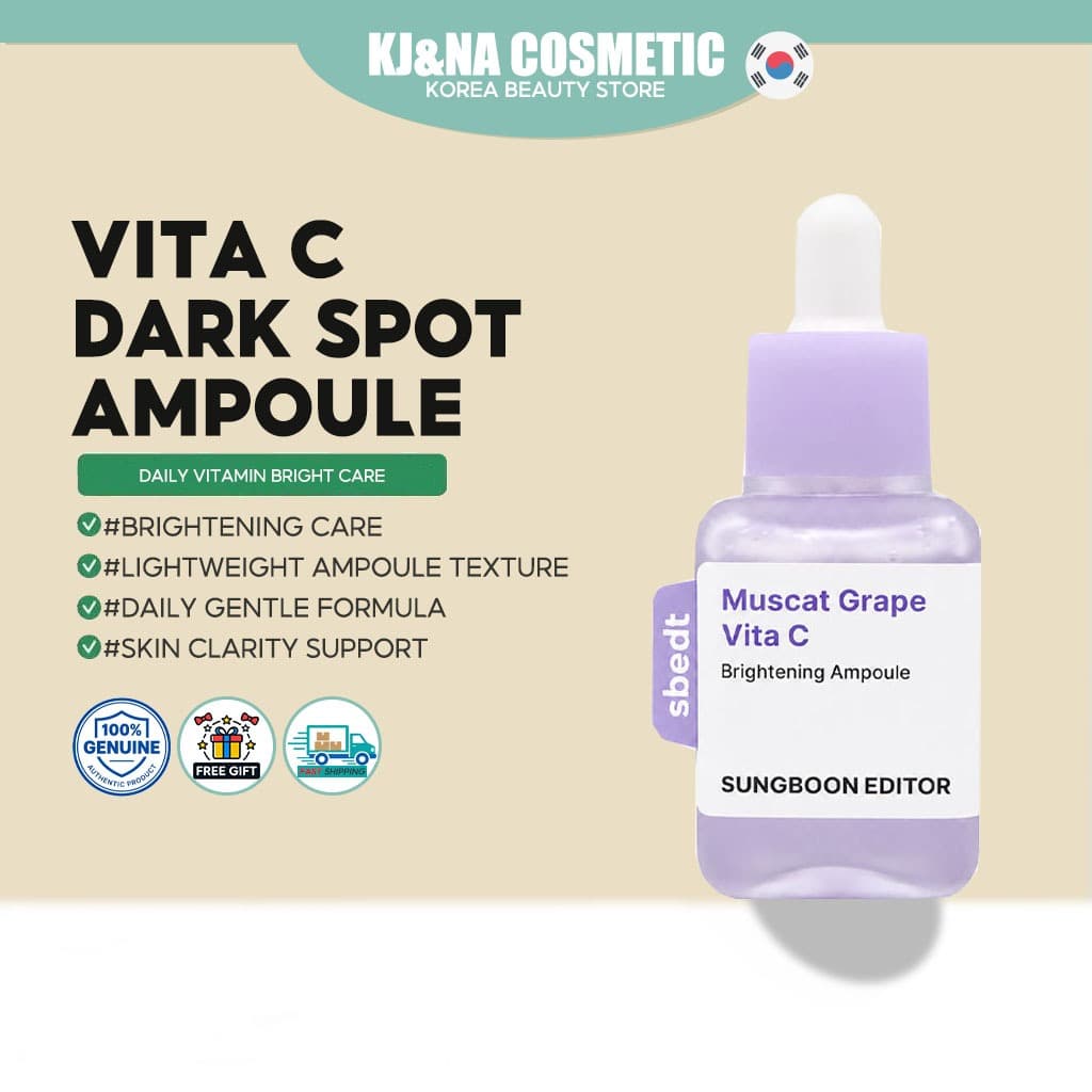 SUNGBOON EDITOR Muscat Uva Vita C Ampola Para Manchas Escuras 40ml